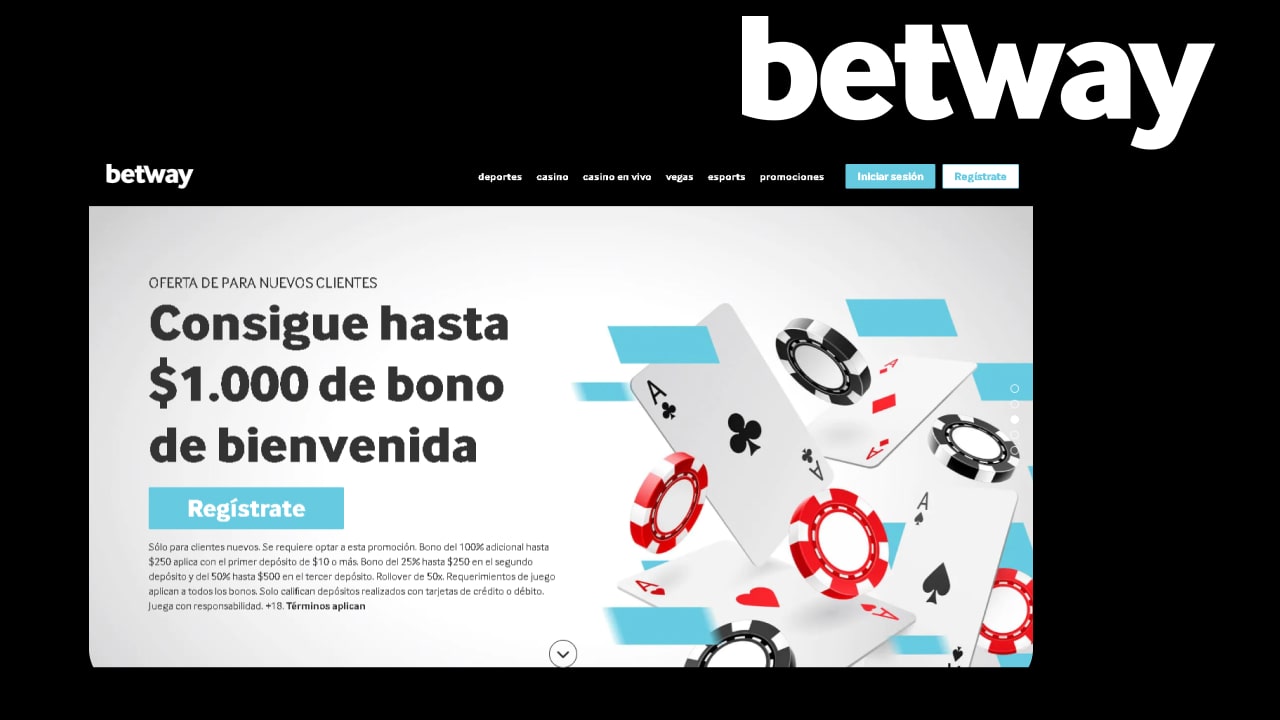 Registrarse en Betway