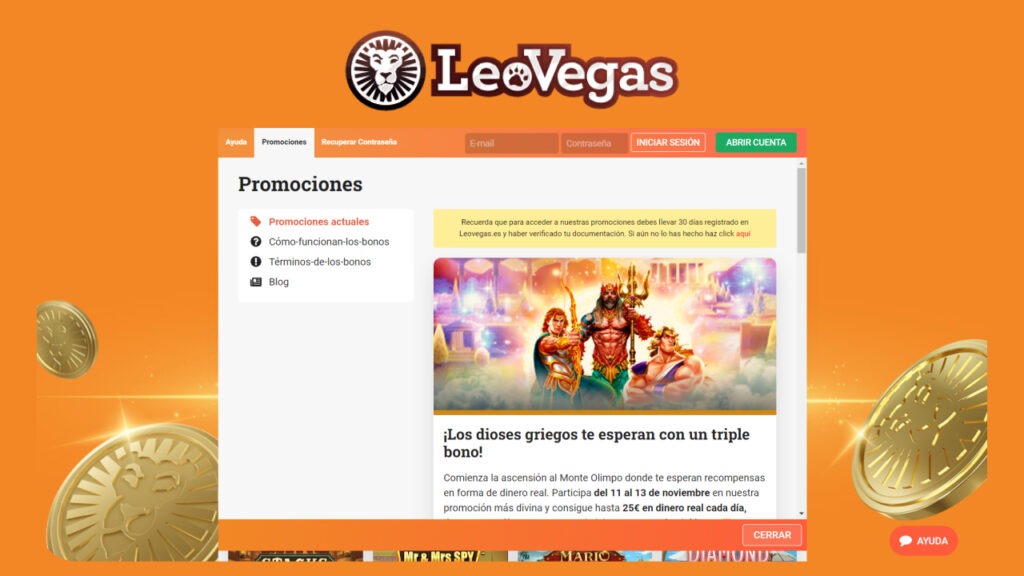 Leo Vegas Casino Bonos