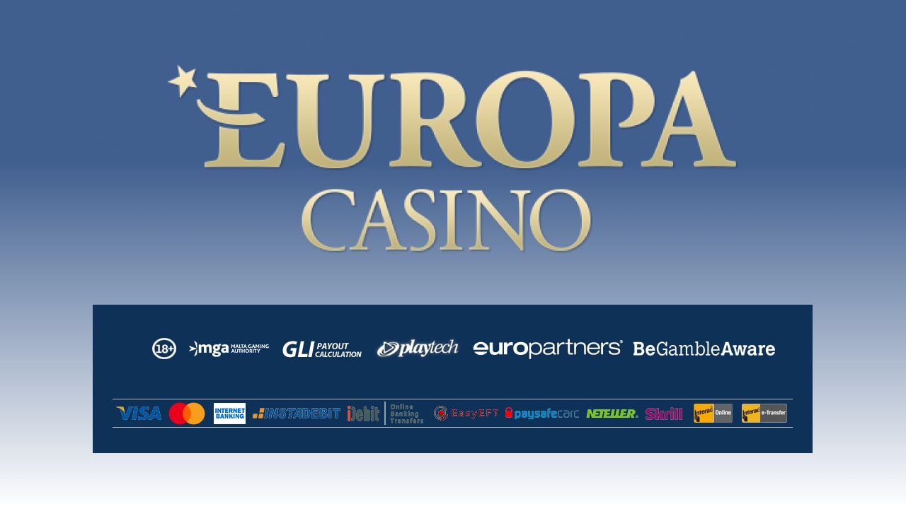 Europa Casino Métodos de Depósito