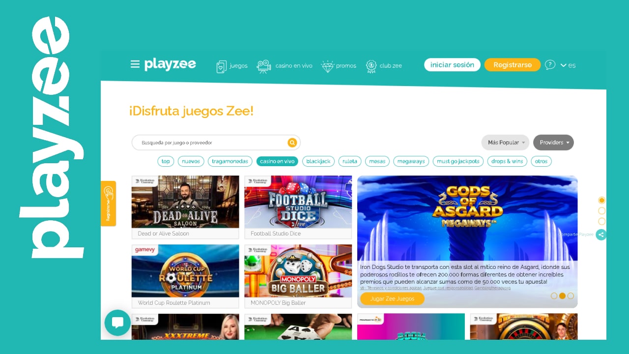 Casino en vivo Playzee