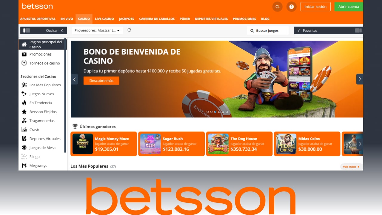 Juegos de casino Betsson