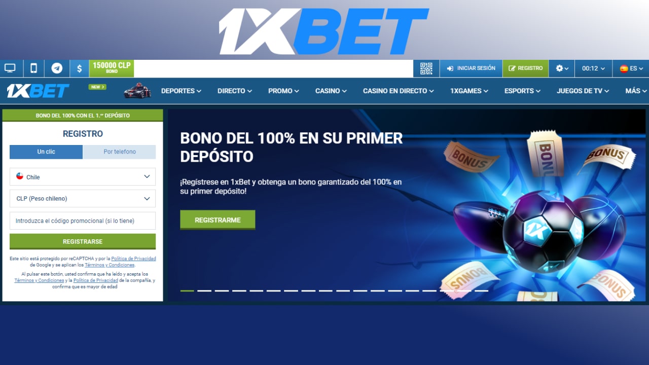 depósito de dinero en 1XBET